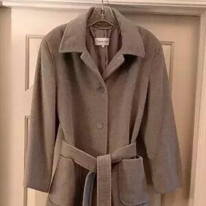 Calvin Klein Women's Gray Trench Coat